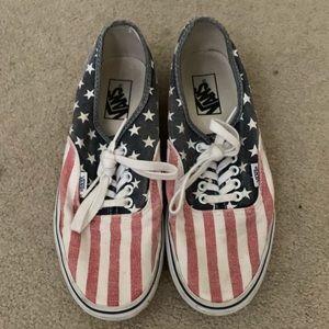 American Flag Vans